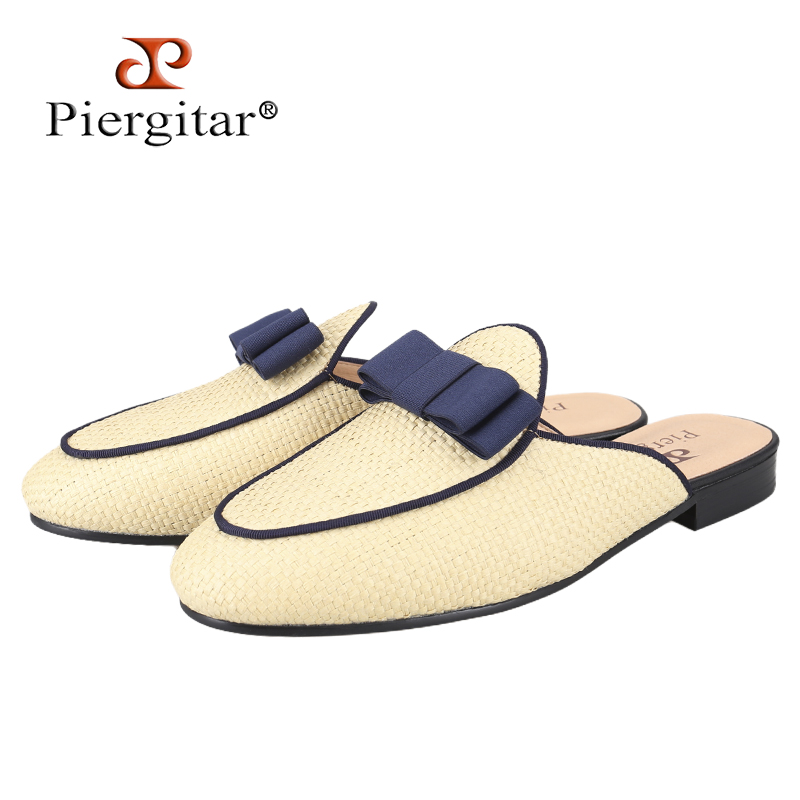 Men'S Formal Wear Slippers - Piergitar Letnie męskie klapki w stylu