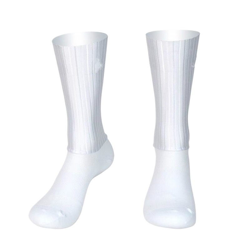 Sock Garter Men - Aero kolarstwo letnie antypoślizgowe skarpetki Whiteline