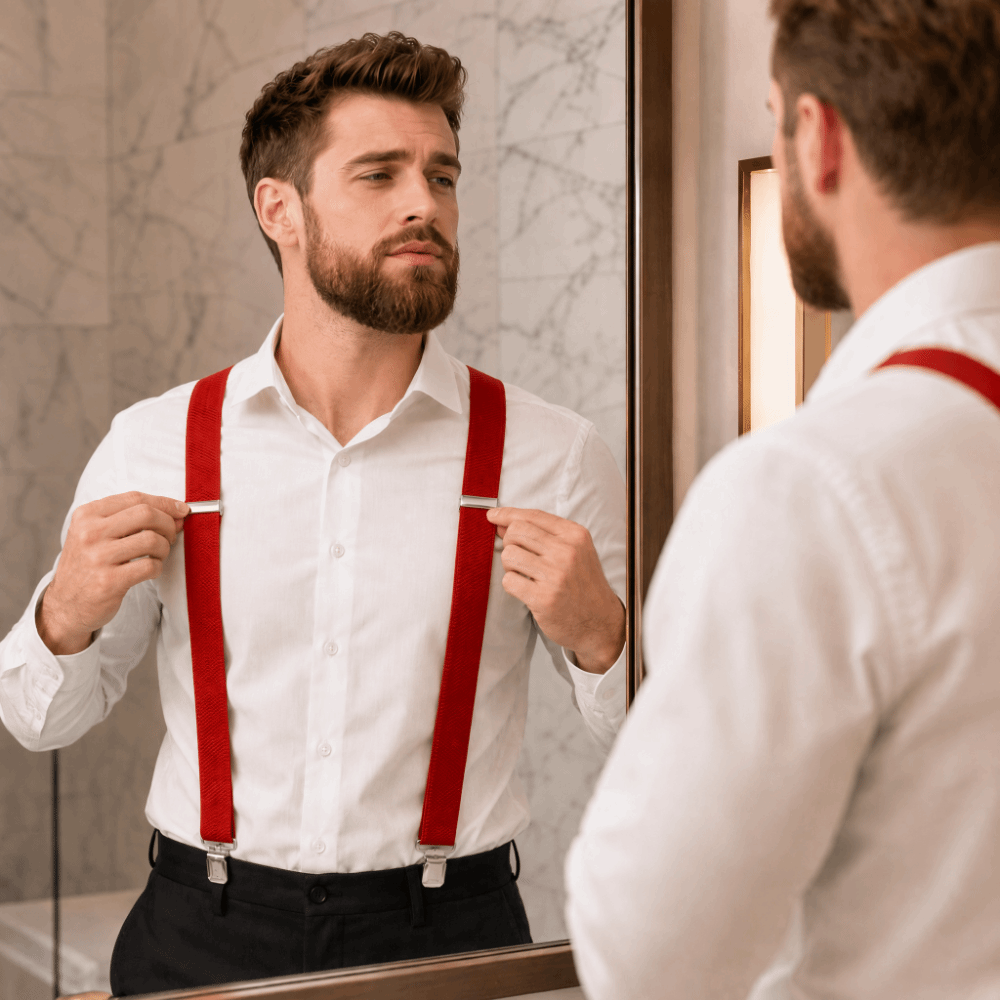Suspender Clip Formal - Nowe elastyczne, wytrzymałe szelki z oddychającego