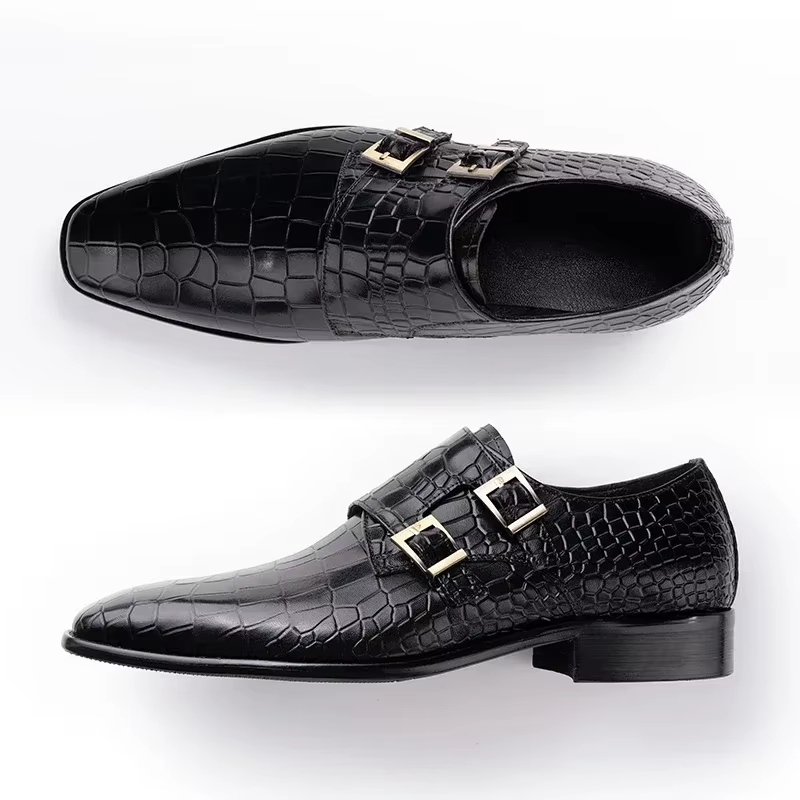Men Formal Party Wear Dress - Męskie mokasyny z prawdziwej skóry, ręcznie