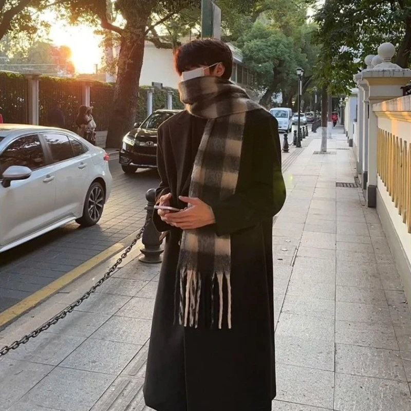 Men'S Formal Wear In Winter - Męski płaszcz wełniany w stylu koreańskim,