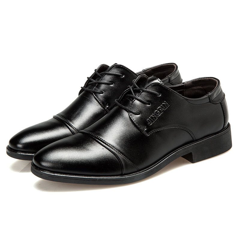Men Formal Party Wear Dress - Duże rozmiary męskich skórzanych butów, eleganckie