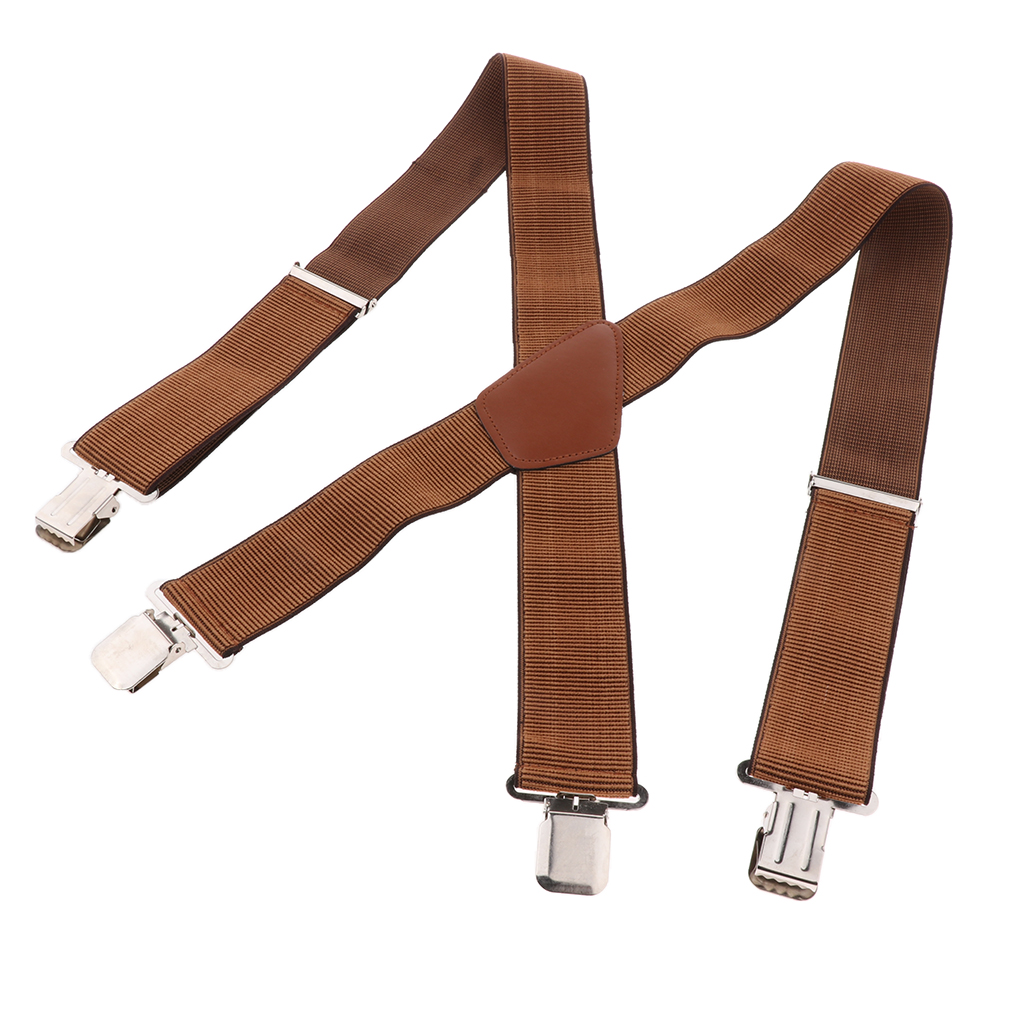 Suspender Clip Formal - Regulowane szelki męskie z Y-kształtnym zapięciem,