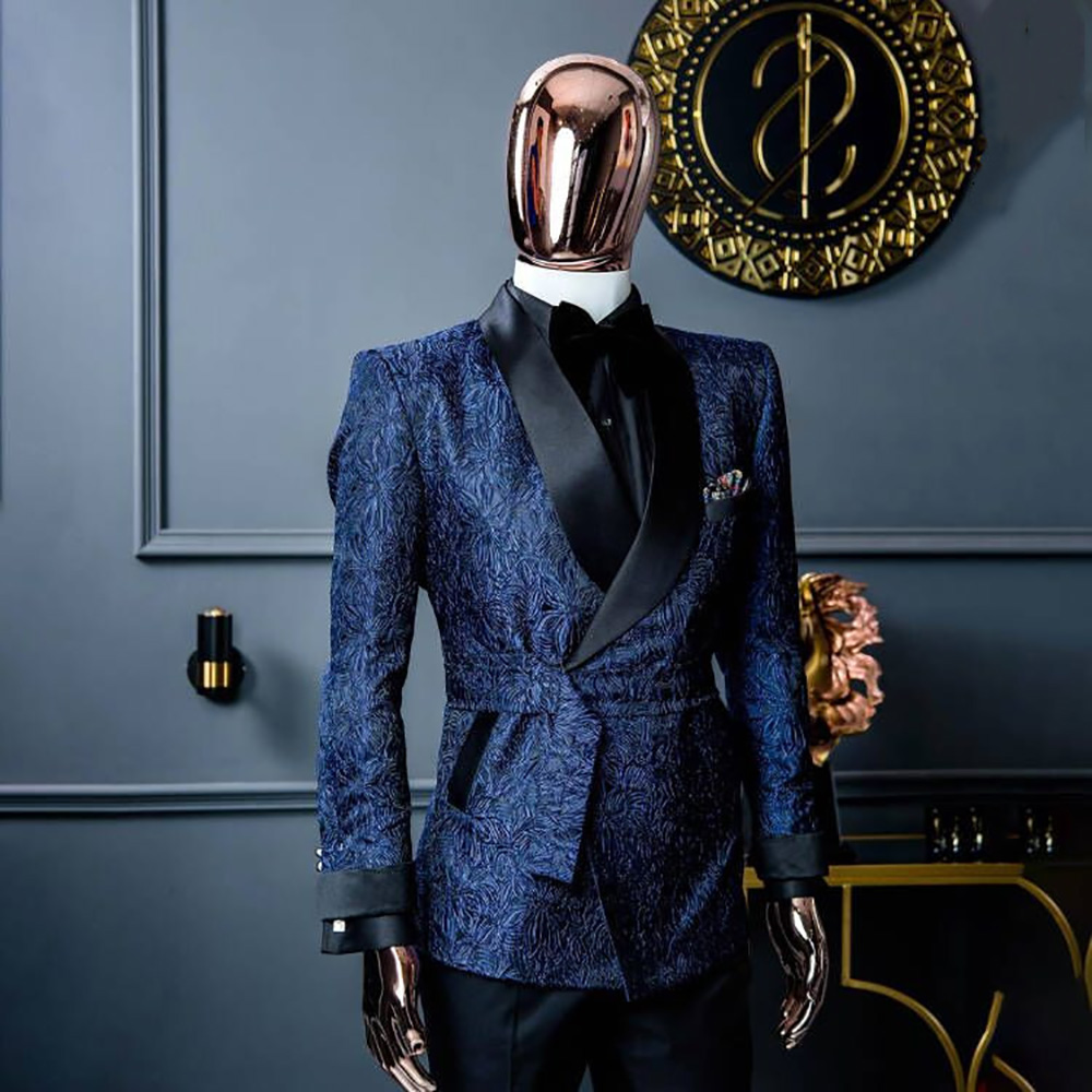 Men'S Formal Wear No Suit - Męskie garnitury ślubne, nowe żakardowe garnitury