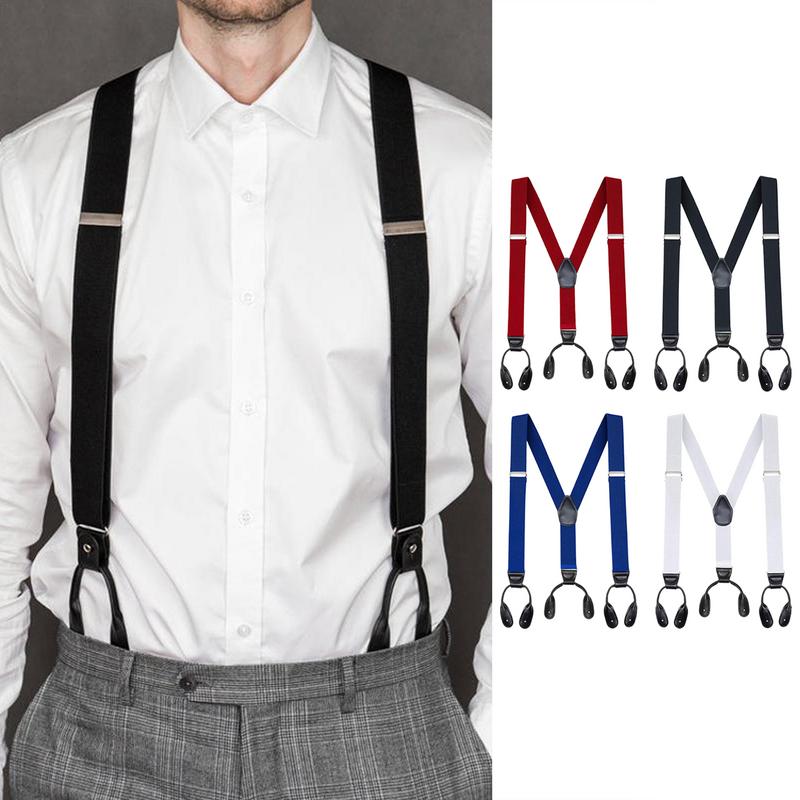 Men'S Formal Wear With Suspenders - Dorosłe męskie pończochy Heavy Duty męskie