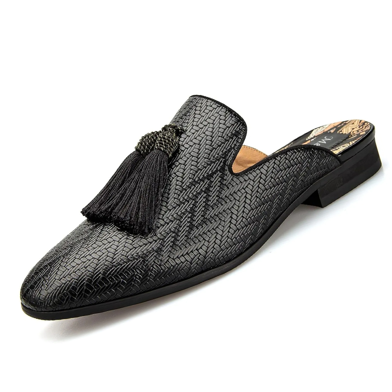 Men'S Formal Wear Slippers - Skórzane kapcie Oddychające letnie kapcie męskie