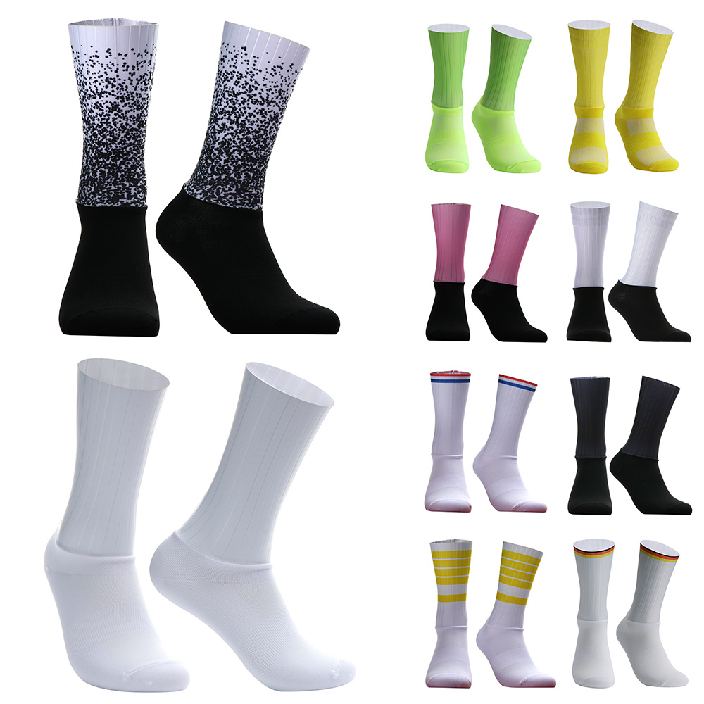 Sock Garter Men - Antypoślizgowe silikonowe letnie skarpetki Aero Whiteline