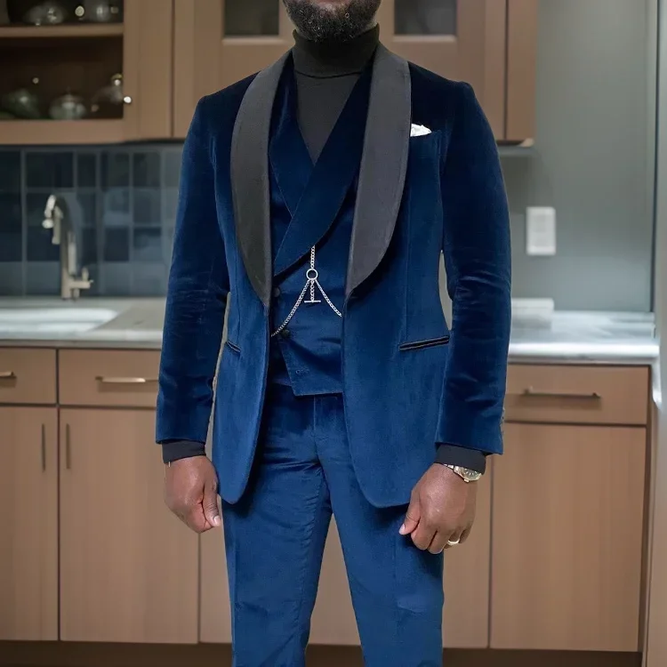 Men Formal Wear Modern - Formalne garnitury męskie Slim Fit 3-częściowe