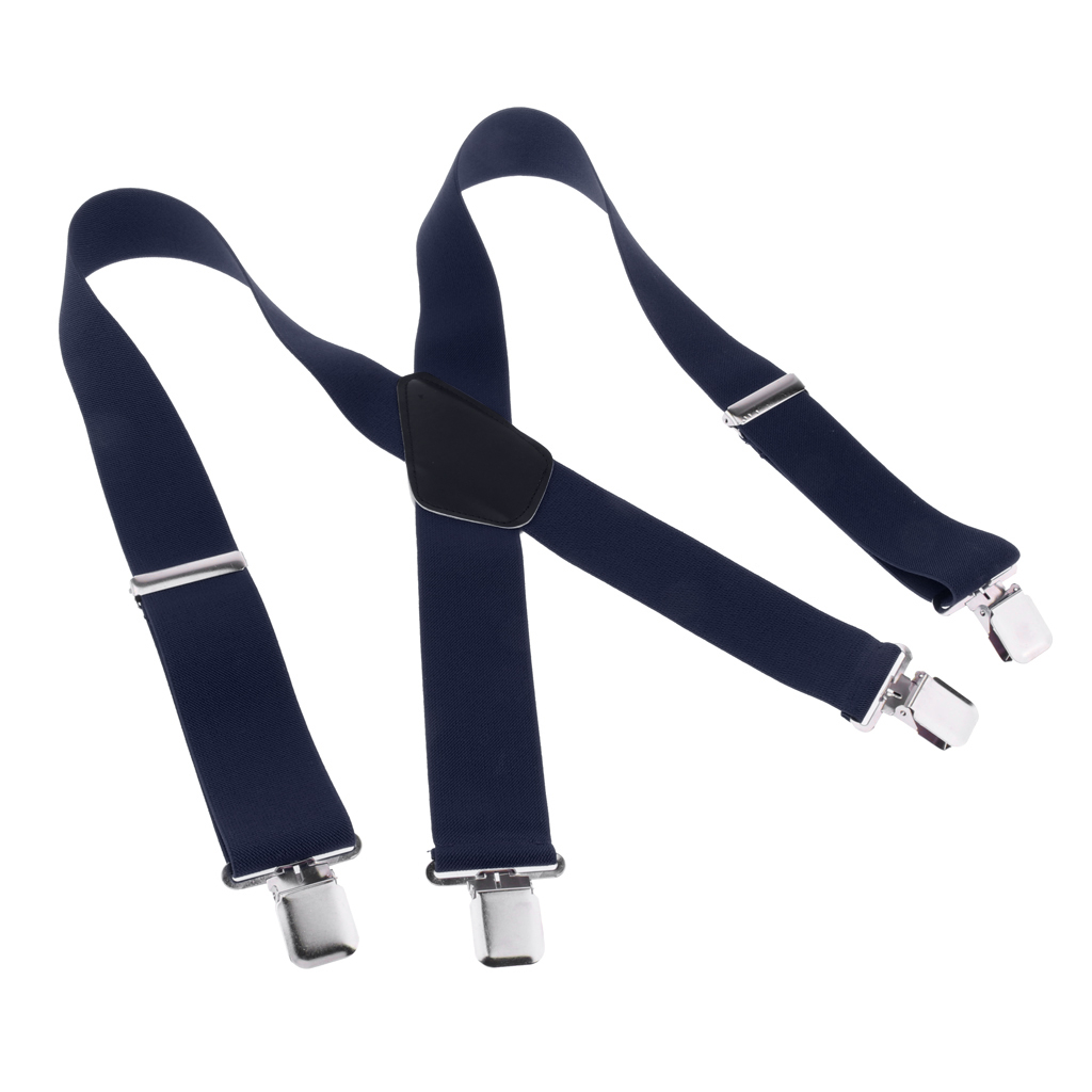 Suspender Clip Formal - Szelki męskie z klipsami, regulowane, typu