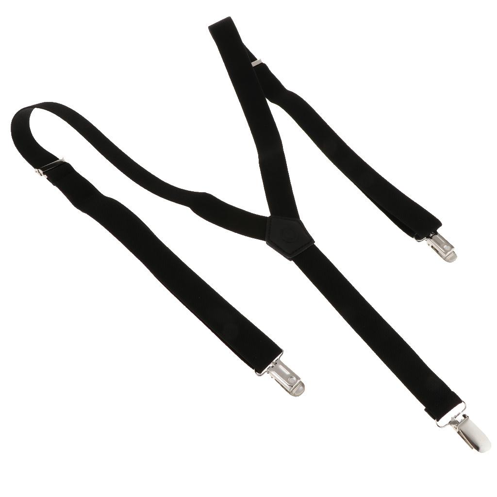 Men'S Formal Wear With Suspenders - Męskie szelki do garnituru, elastyczne, regulowane,