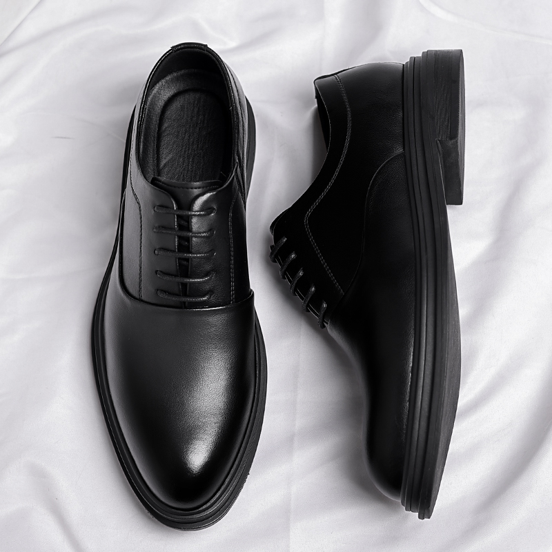 Męskie skórzane buty biznesowe – Men'S Formal Wear Slippers recenzja i cena