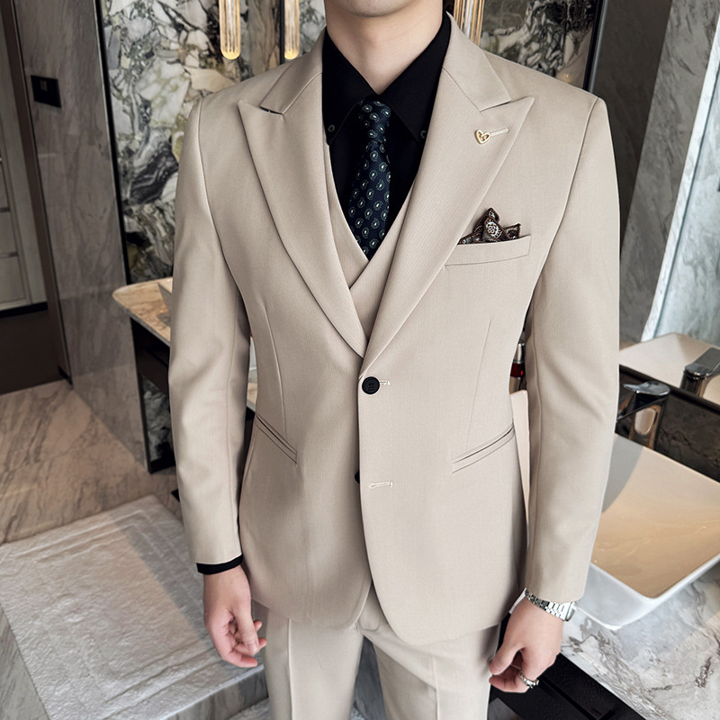 Białe męskie garnitury 3-częśc – Men Formal Wear For Dinner recenzja i cena
