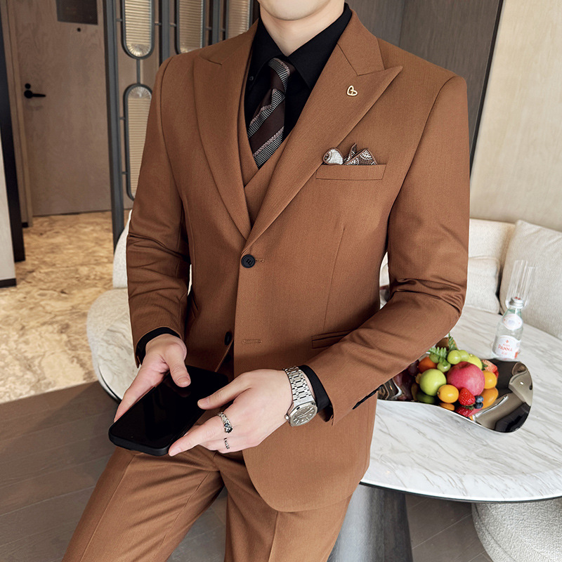 Białe męskie garnitury 3-częśc – Men Formal Wear For Dinner recenzja i cena