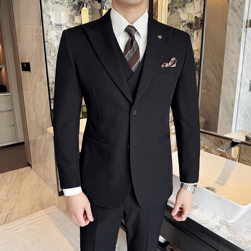 Białe męskie garnitury 3-częśc – Men Formal Wear For Dinner recenzja i cena