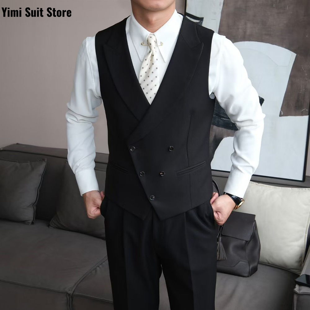 Czarne, wysokiej jakości garni – Men Formal Wear Modern recenzja i cena