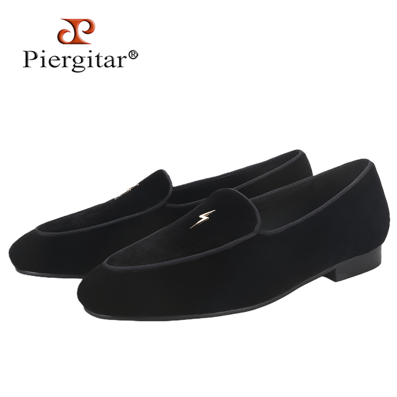 Czarne welurowe męskie mokasyn – Men'S Formal Wear Slippers recenzja i cena