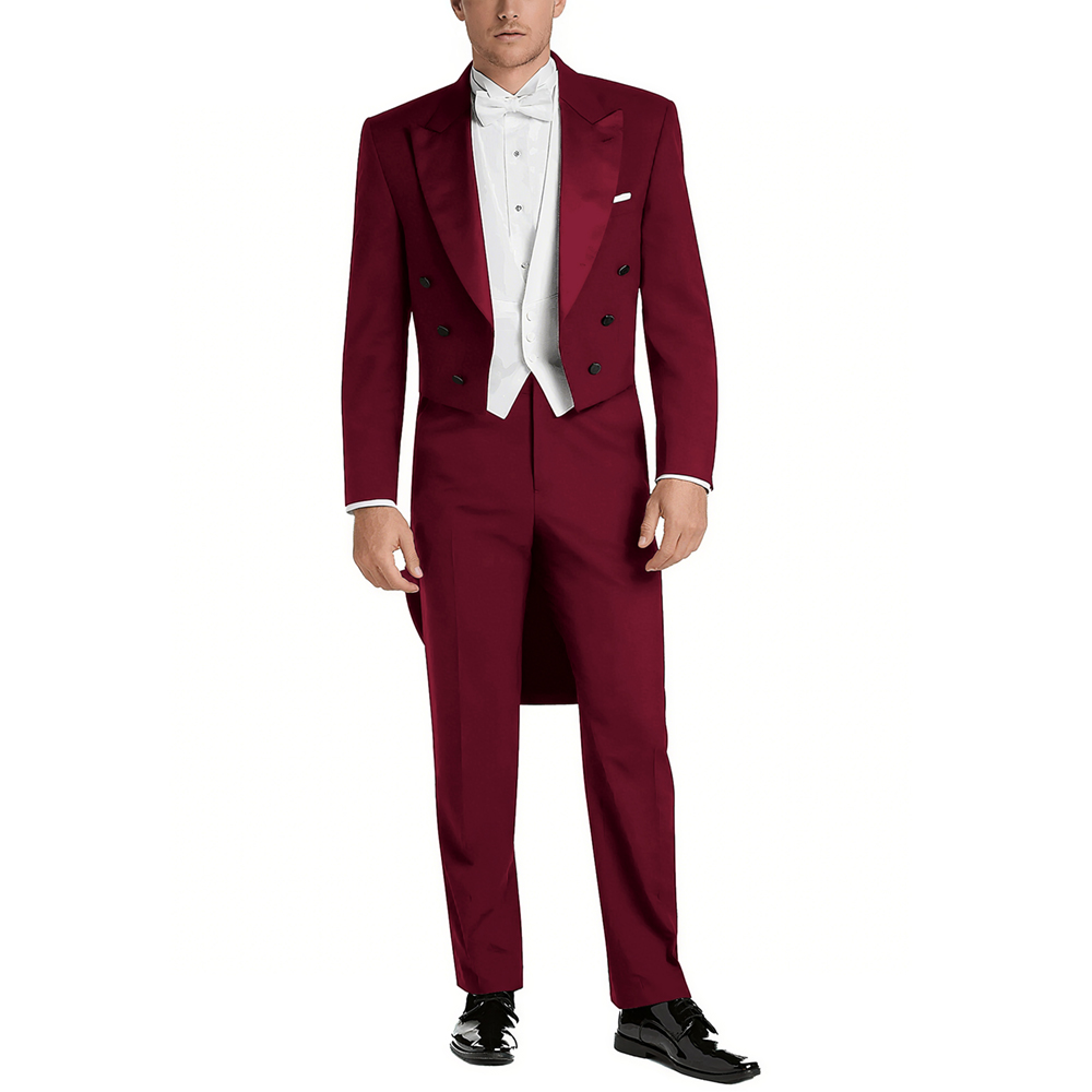 Męski garnitur satynowy z klap – Men Formal Wear With Blazer recenzja i cena