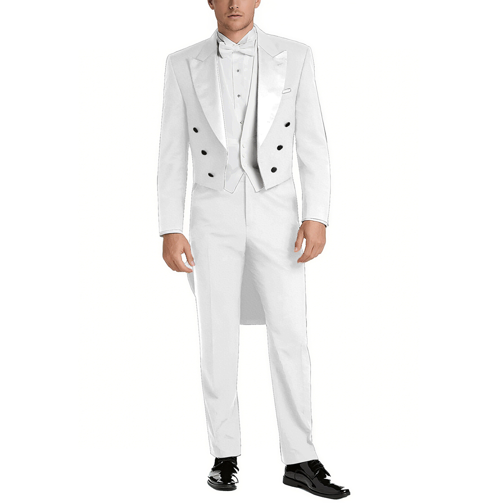 Męski garnitur satynowy z klap – Men Formal Wear With Blazer recenzja i cena