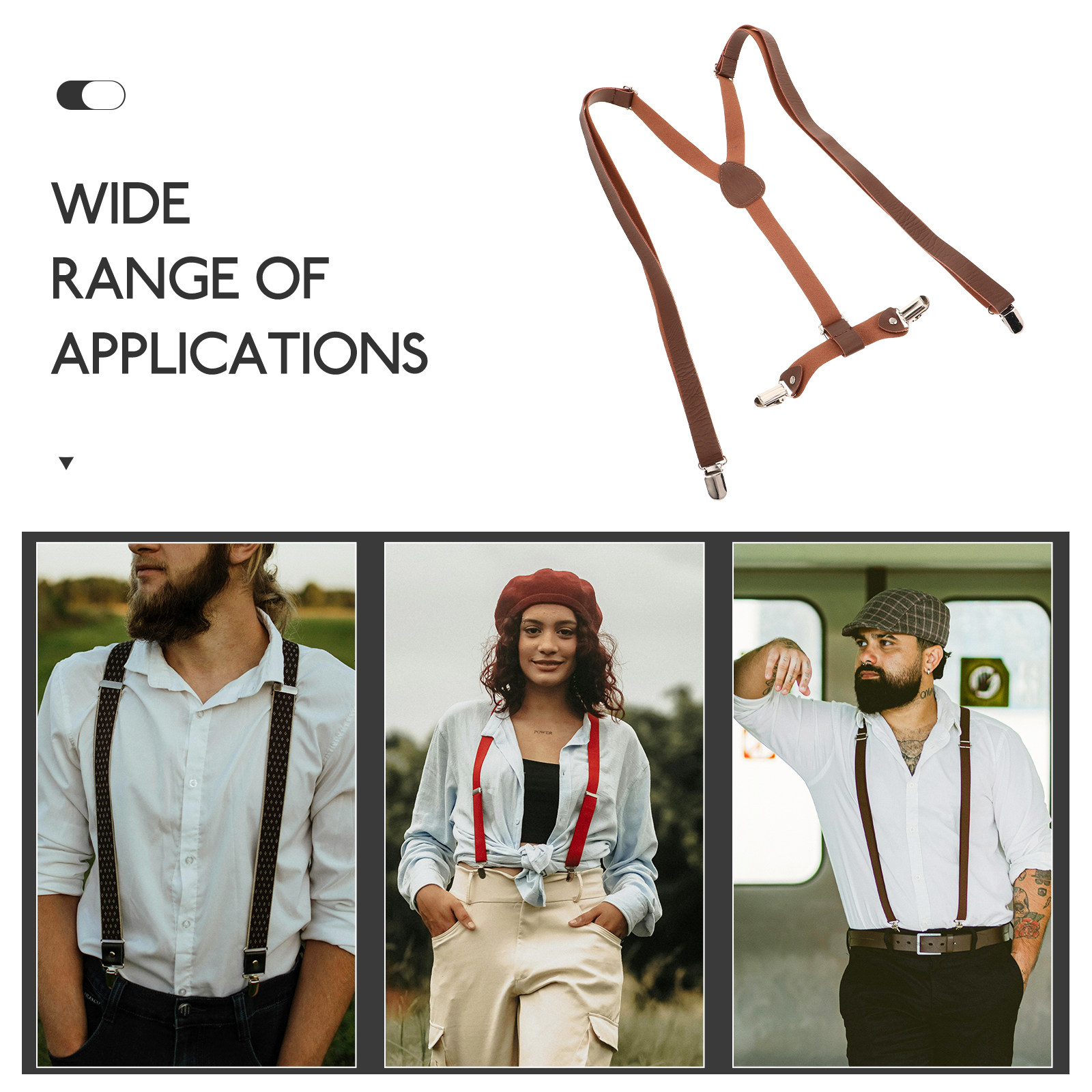 Regulowane elastyczne szelki d – Suspender Clip Formal recenzja i cena