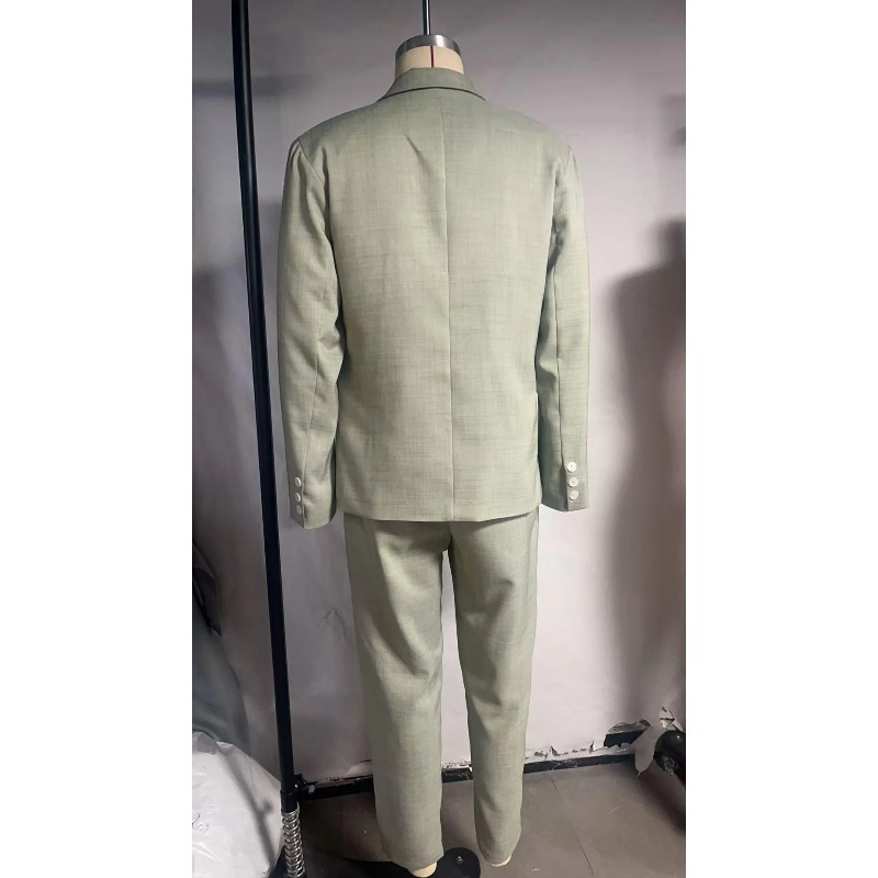 Męski garnitur w jednolitym ko – Men Formal Wear For Dinner recenzja i cena
