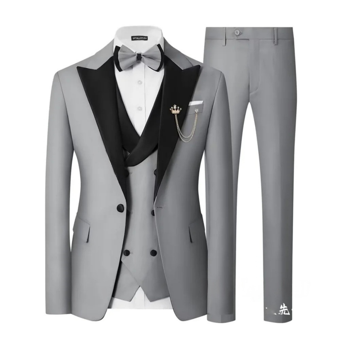 Męski garnitur smokingowy slim – Men Formal Wear For Dinner recenzja i cena