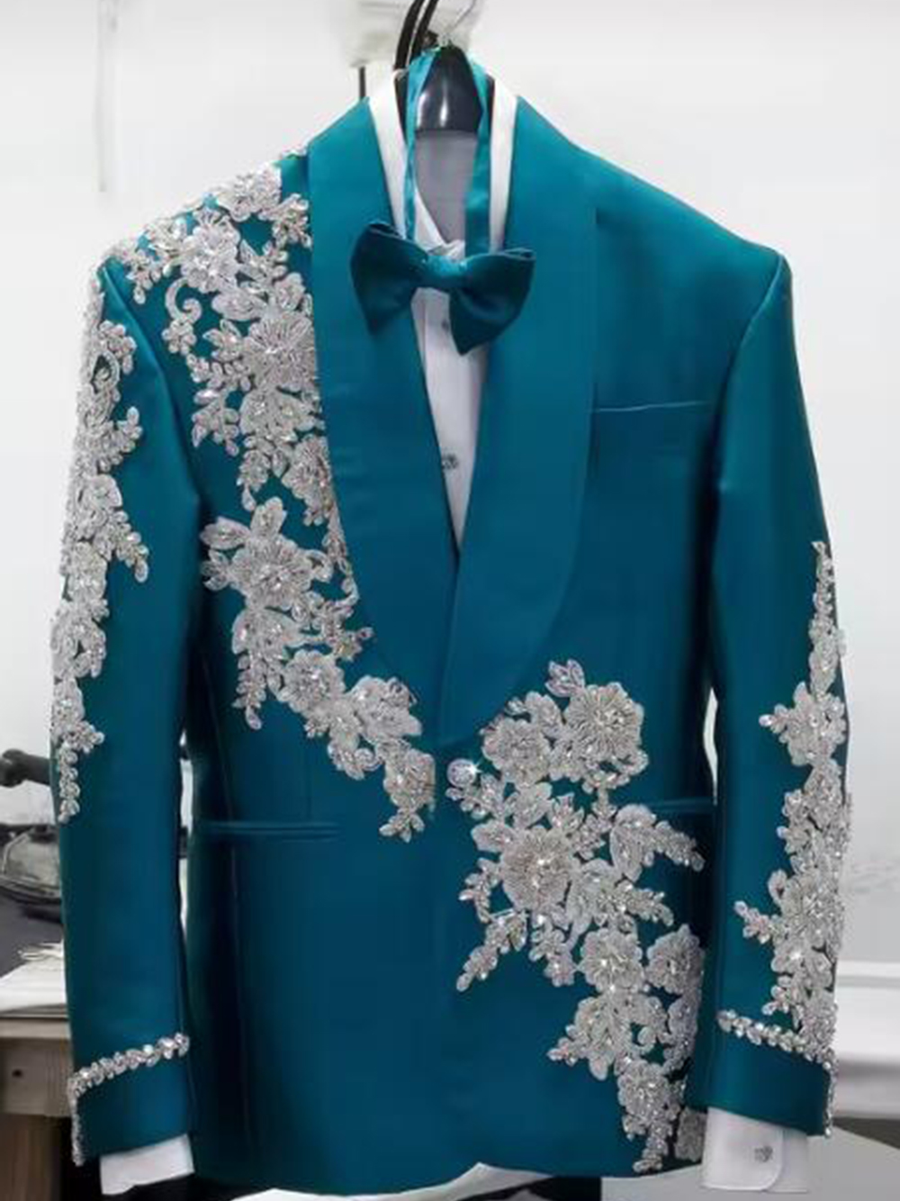 Ekskluzywny Zielony Garnitur M – Men Formal Wear Green recenzja i cena