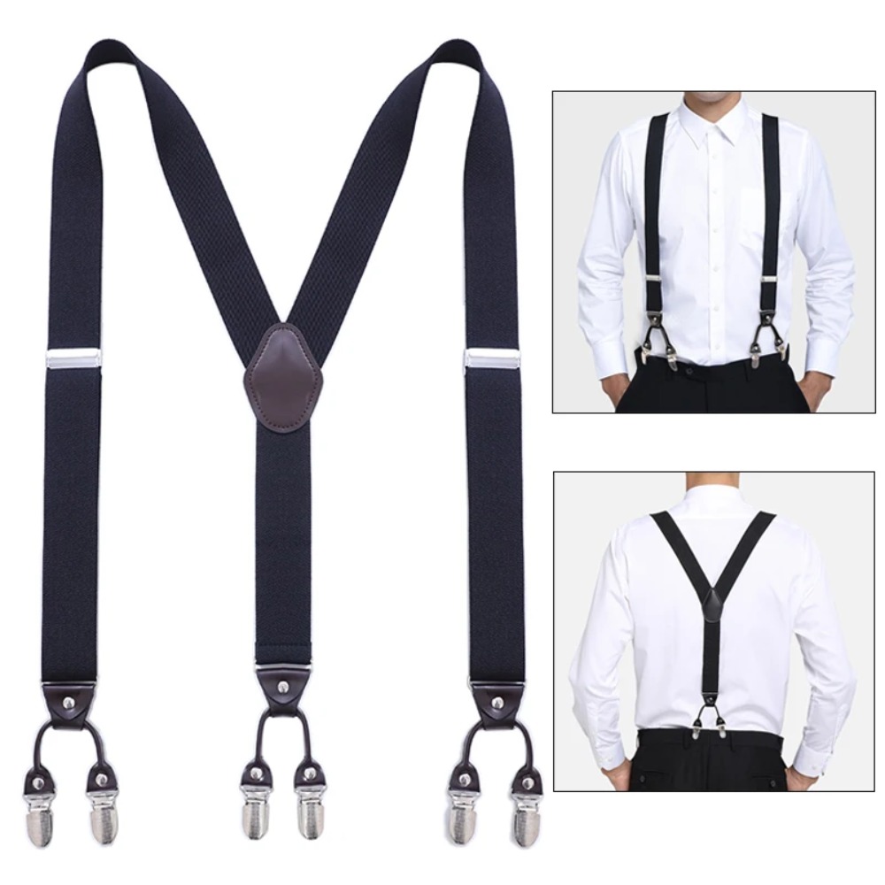 Szelki Vintage dla mężczyzn Śl – Suspender Clip Formal recenzja i cena