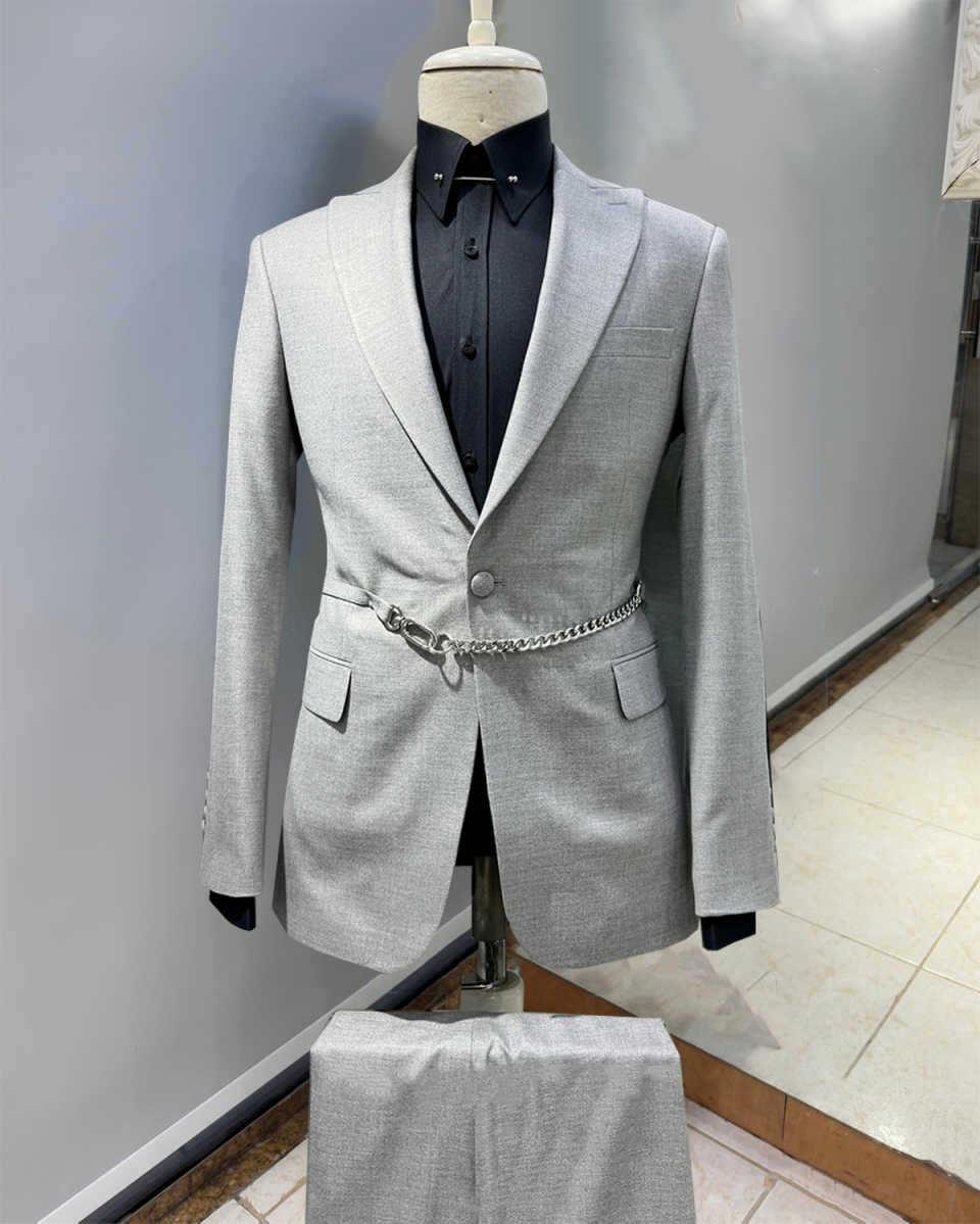 Męskie garnitury casualowe 3-c – Men'S Formal Wear No Suit recenzja i cena