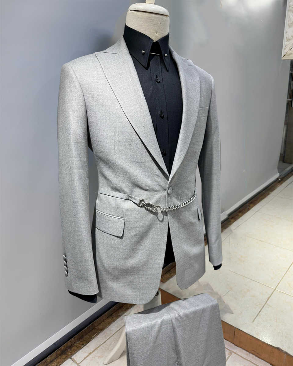 Męskie garnitury casualowe 3-c – Men'S Formal Wear No Suit recenzja i cena