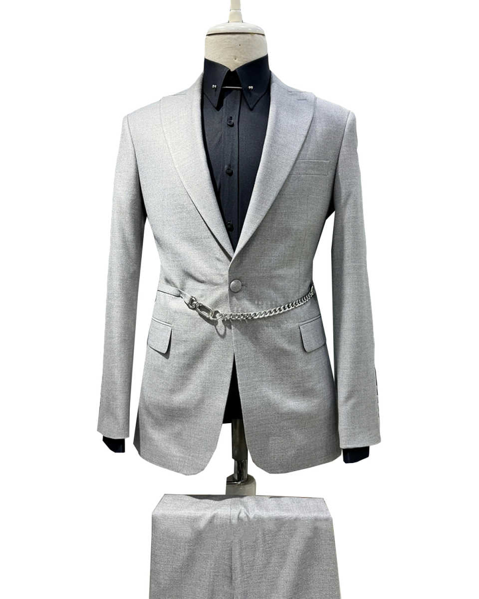 Męskie garnitury casualowe 3-c – Men'S Formal Wear No Suit recenzja i cena