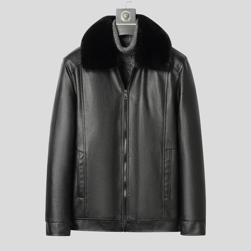 Zimowy płaszcz skórzany męski, – Men'S Formal Wear In Winter recenzja i cena