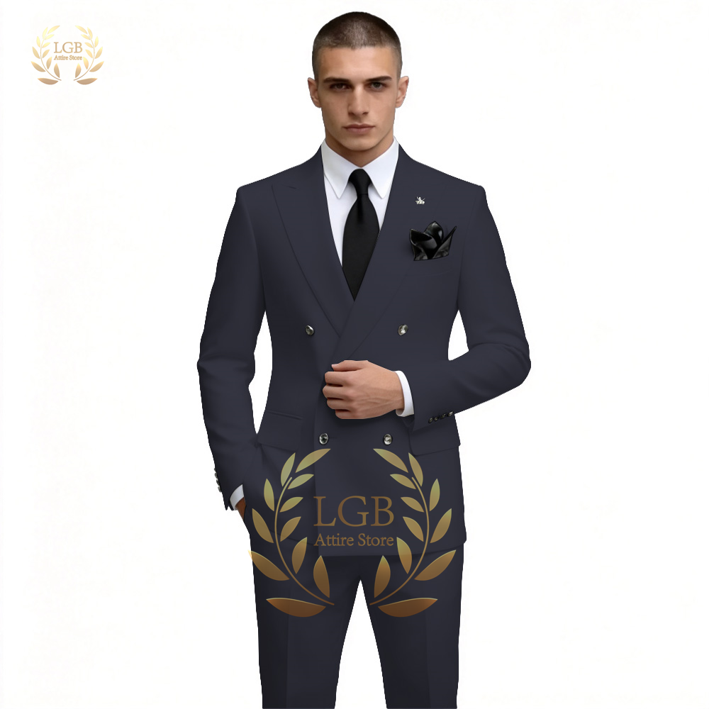 Męski biały dwurzędowy garnitu – Men Formal Wear For Dinner recenzja i cena
