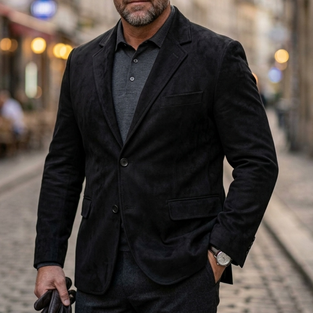Męska kurtka blazer zamszowa w – Men'S Formal Wear In Winter recenzja i cena