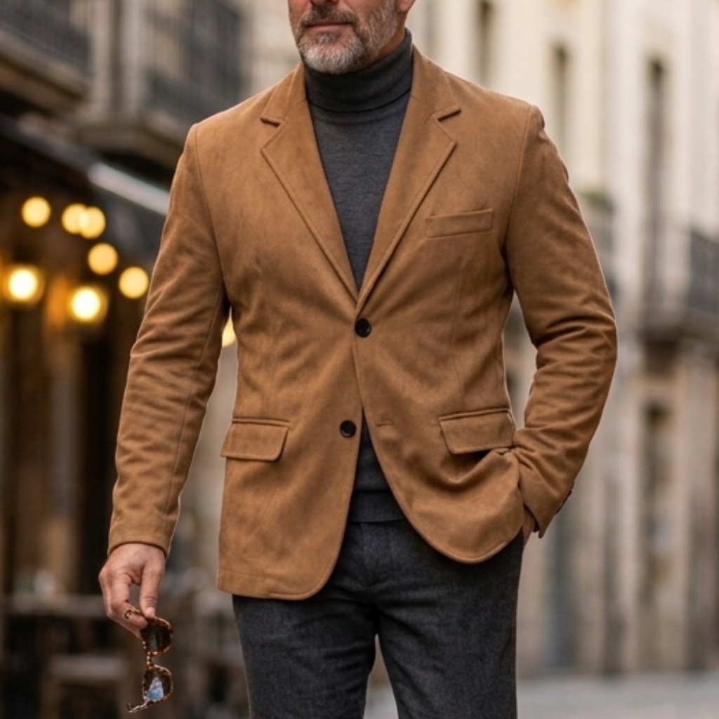 Męska kurtka blazer zamszowa w – Men'S Formal Wear In Winter recenzja i cena