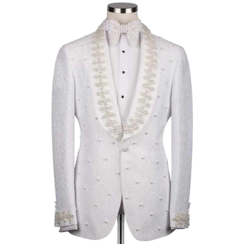 Białe garnitury męskie na ślub – Men'S Formal Wear No Suit recenzja i cena