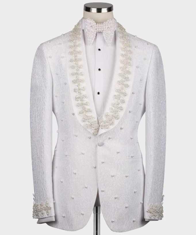 Białe garnitury męskie na ślub – Men'S Formal Wear No Suit recenzja i cena