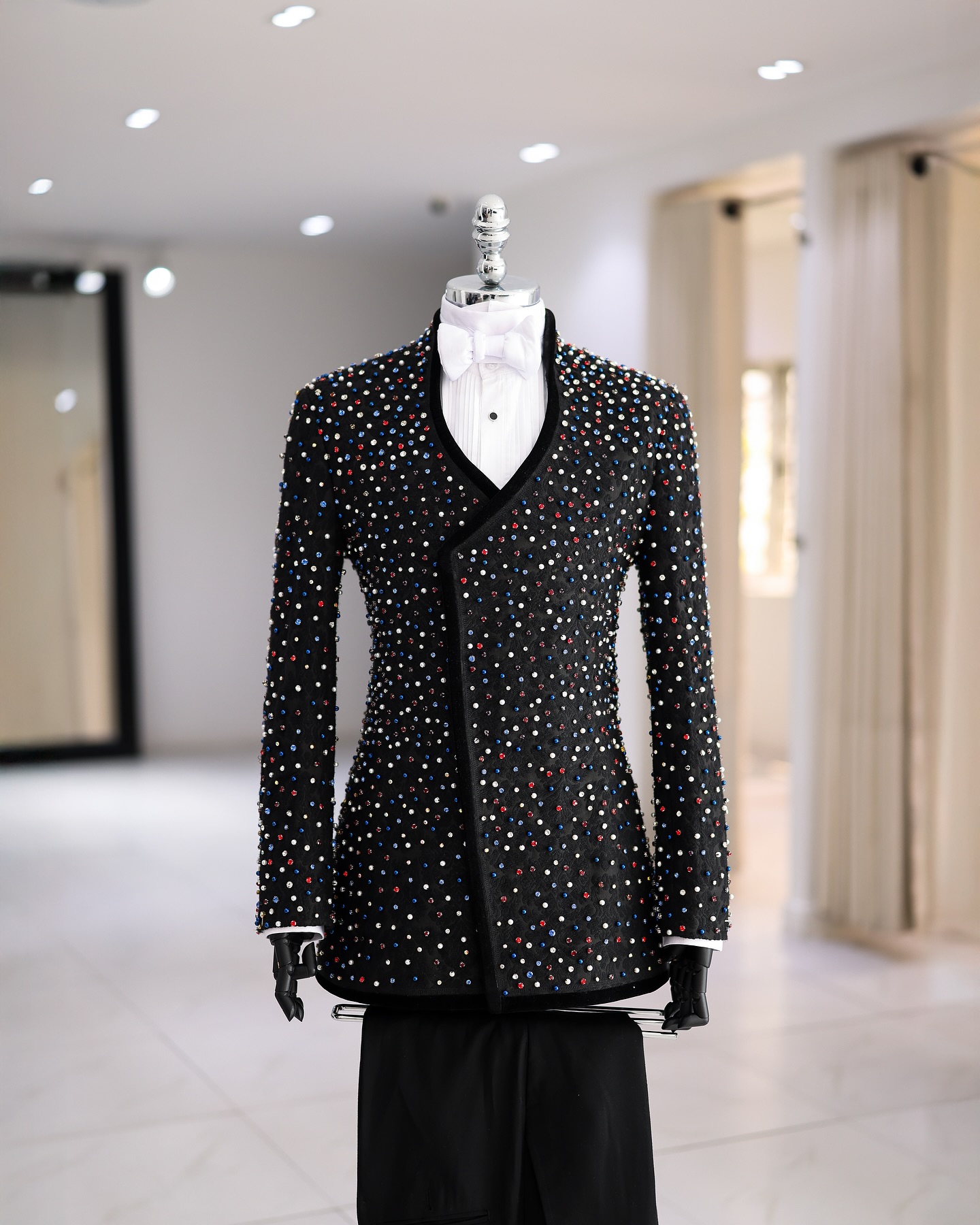 Kolorowe Kryształowe Garnitury – Men Formal Wear Modern recenzja i cena