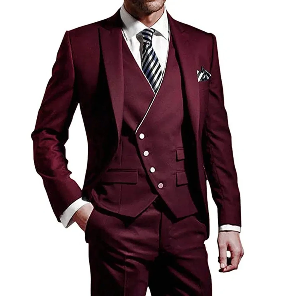 Męski garnitur w kolorze wojsk – Men Formal Wear Green recenzja i cena