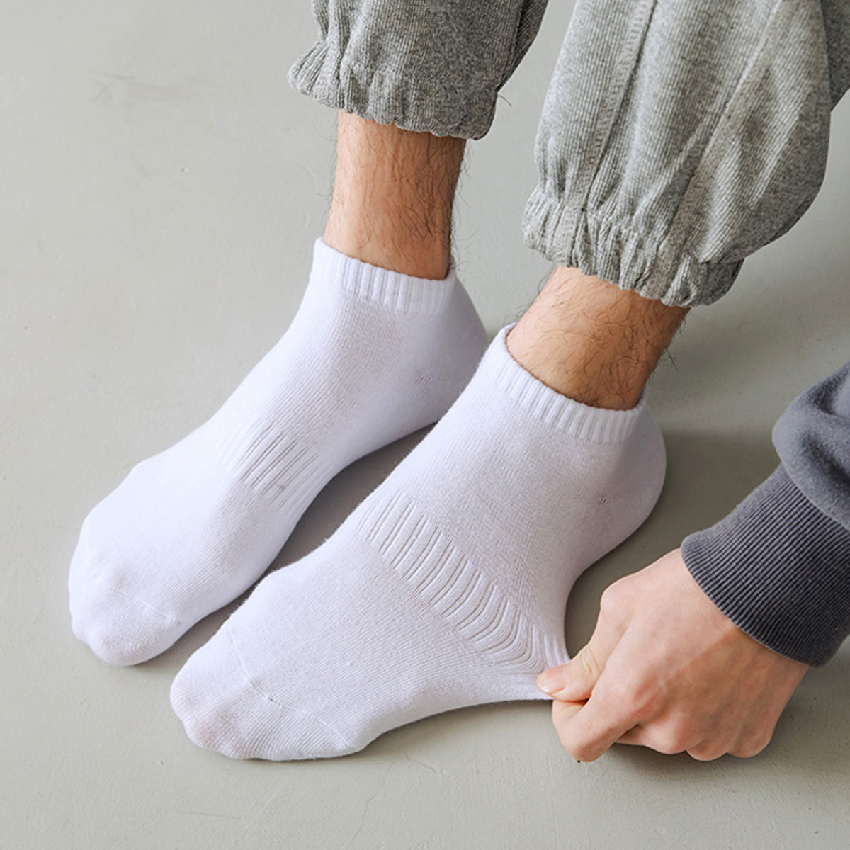 1/5 par Unisex Białe i czarne  – Sock Garter Men recenzja i cena