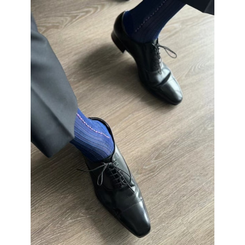 Męskie skarpety wizytowe niebi – Men Formal Party Wear Dress recenzja i cena