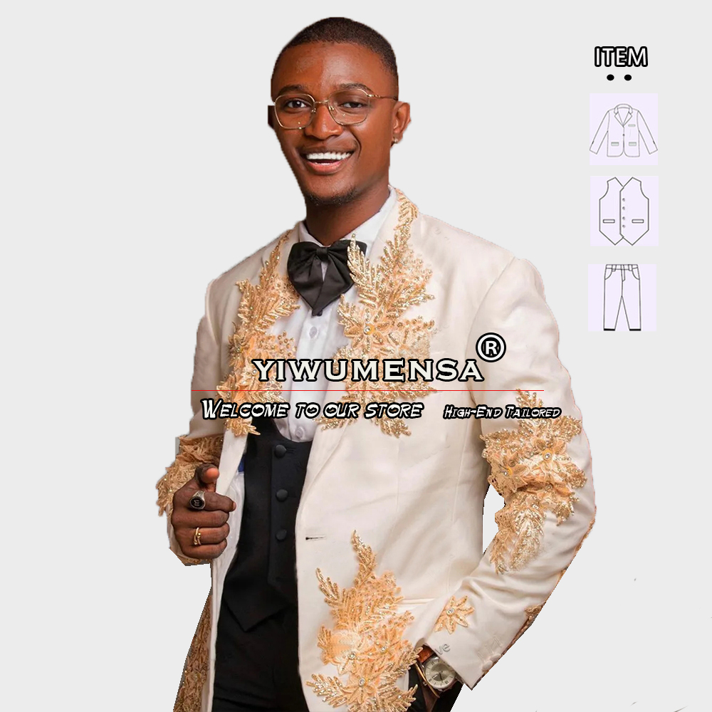 Spersonalizowane 3-częściowe g – Men Formal Party Wear Dress recenzja i cena