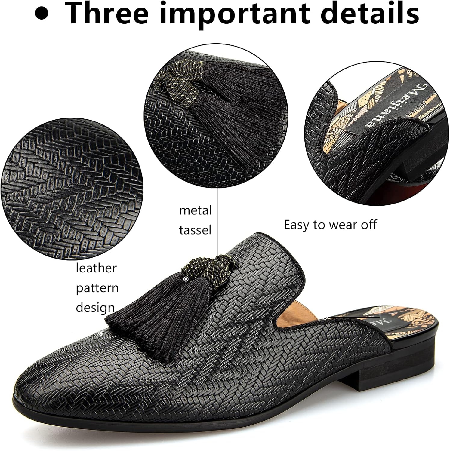 Skórzane kapcie Oddychające le – Men'S Formal Wear Slippers recenzja i cena