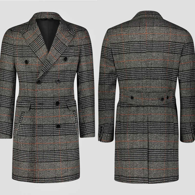 Nowoczesny płaszcz męski z mie – Men Formal Wear Modern recenzja i cena