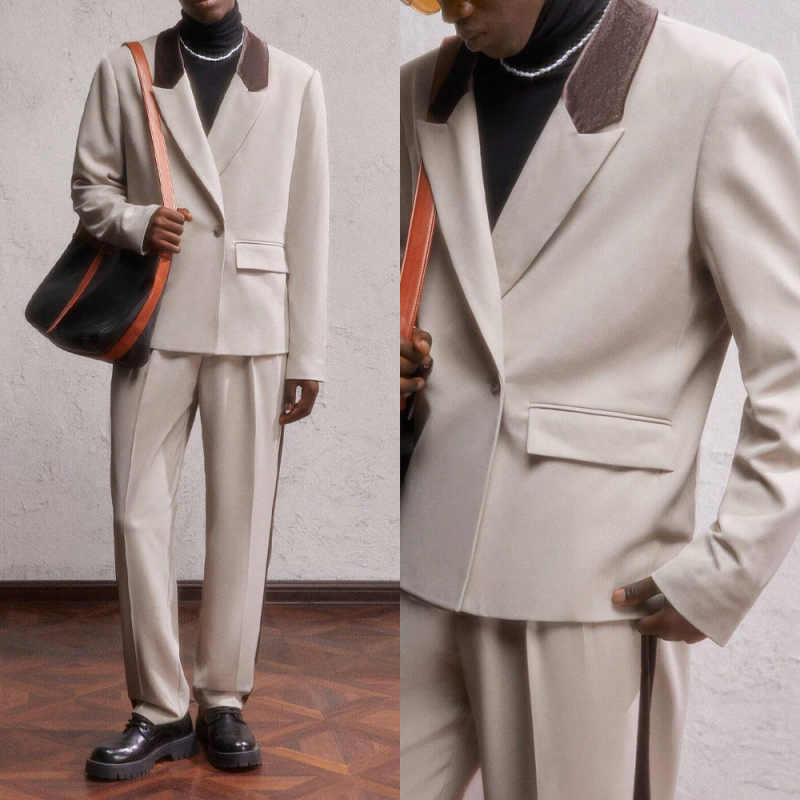 Prosty męski garnitur 2-części – Men'S Formal Wear In Winter recenzja i cena