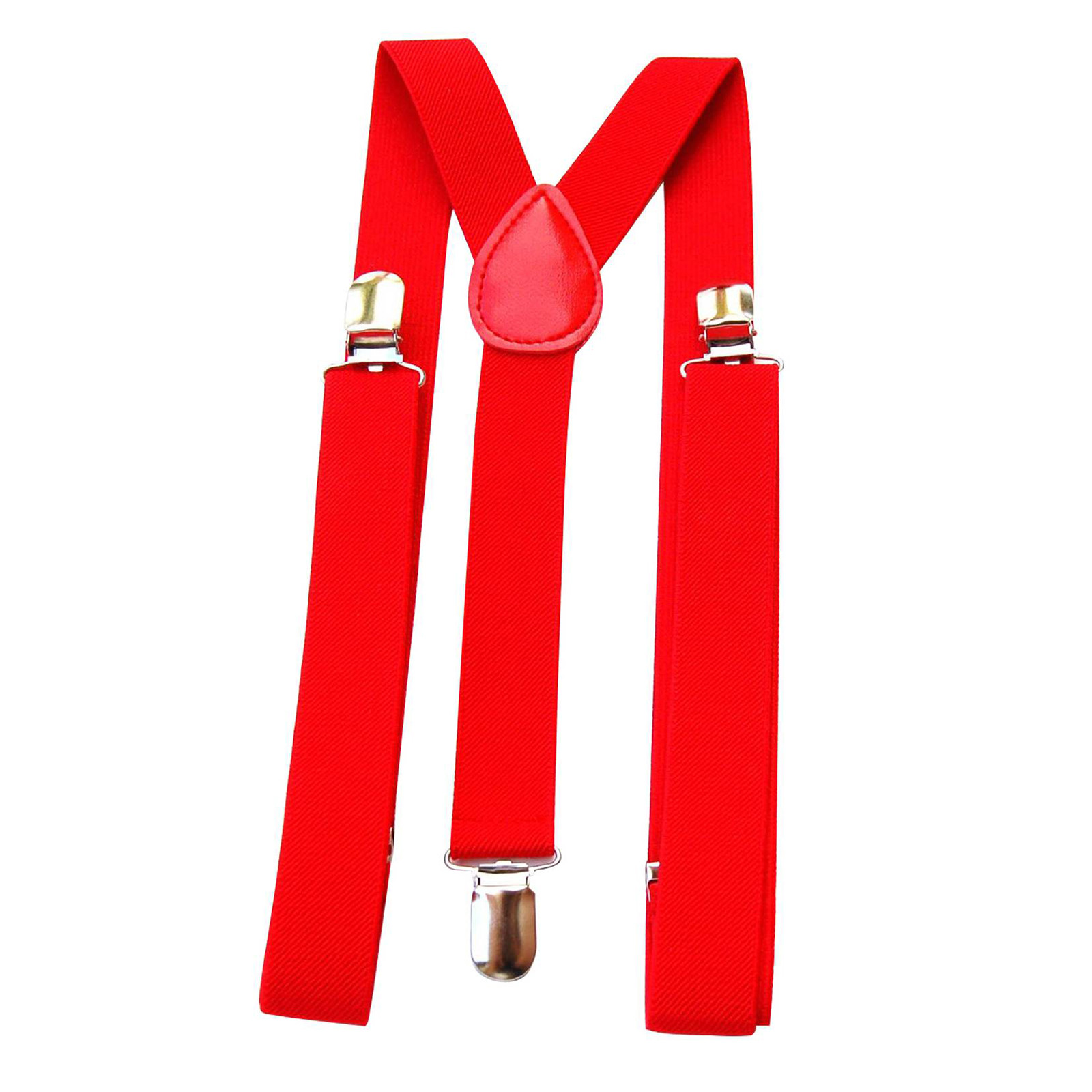 Czerwone Regulowane Szelki Męs – Men'S Formal Wear With Suspenders recenzja i cena