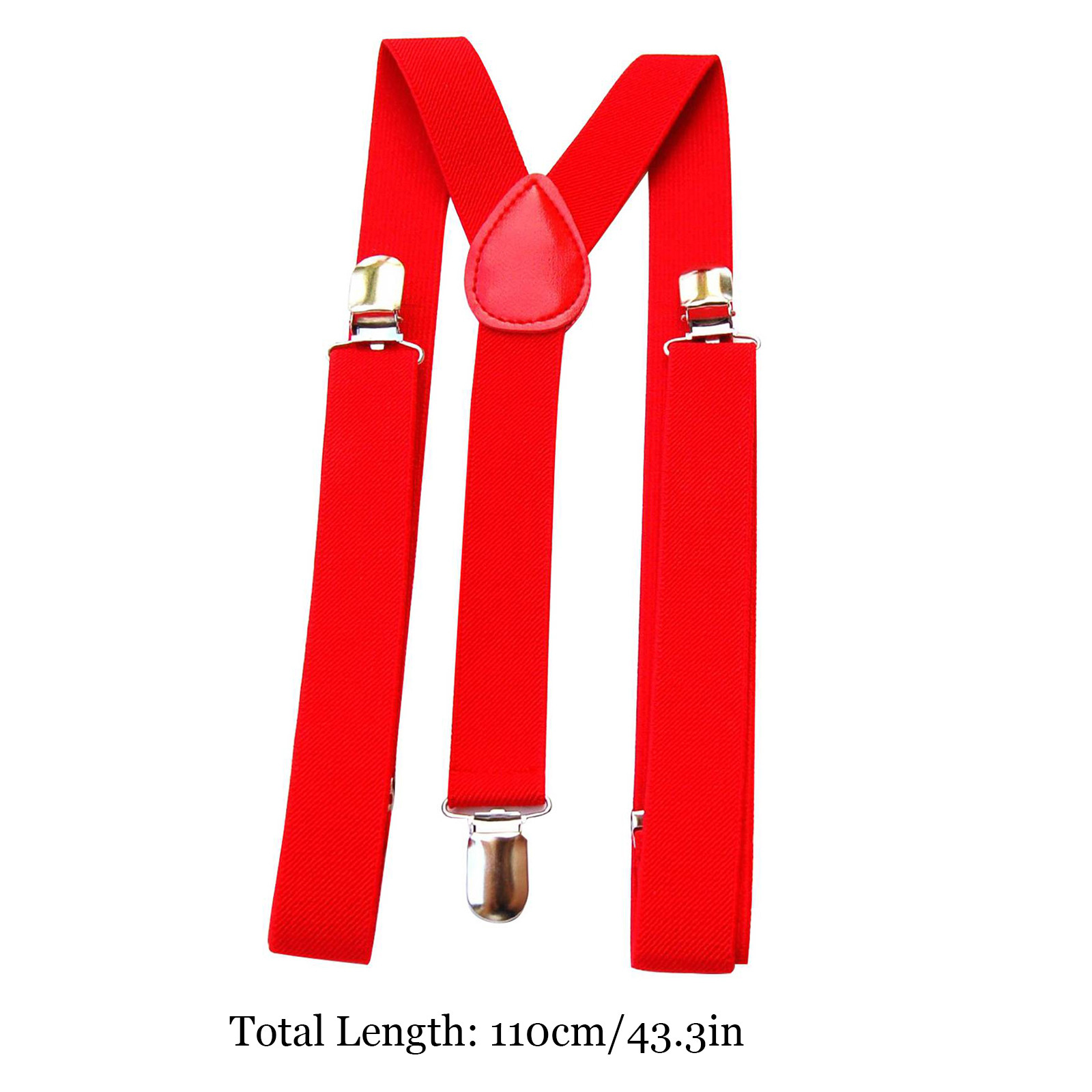 Czerwone Regulowane Szelki Męs – Men'S Formal Wear With Suspenders recenzja i cena