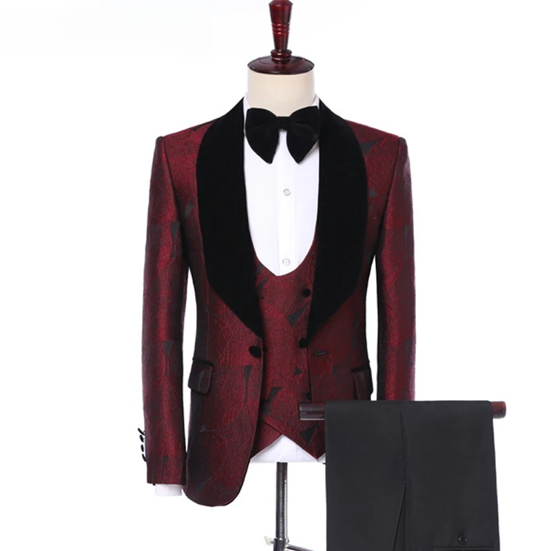 Męski garnitur ślubny na studn – Men Formal Wear Green recenzja i cena